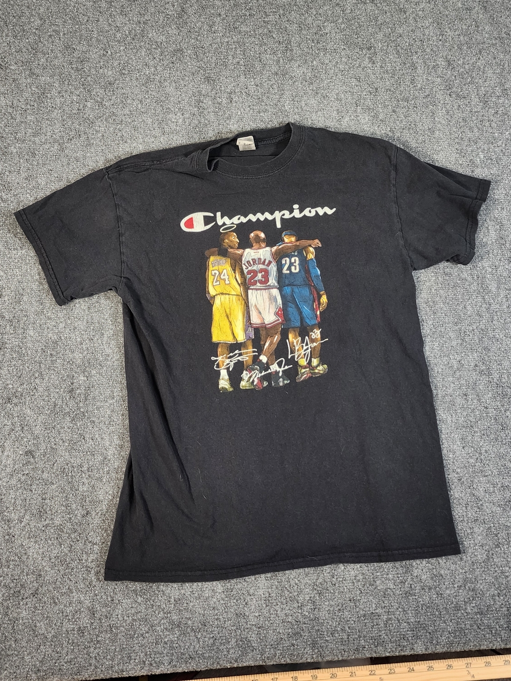 Champion Bryant Jordan Lebron T-Shirt Black M